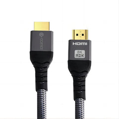Coteci Aluminium Alloy Shell Dual 2.0 Hdmi 8k/60hz Braided Cable (2m)