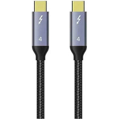Coteci Thunderbolt 4 Certified Usb C To Usb C Cable, 8k/4k Display/40gbps Compatible With Usb 4 1m Black