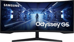 Samsung Odyssey G5 34 Inch 165hz 1ms Ultra Wide Uwqhd 2k Curved Gaming Monitor