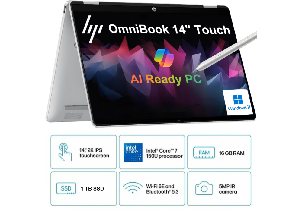 HP laptop for portable computing