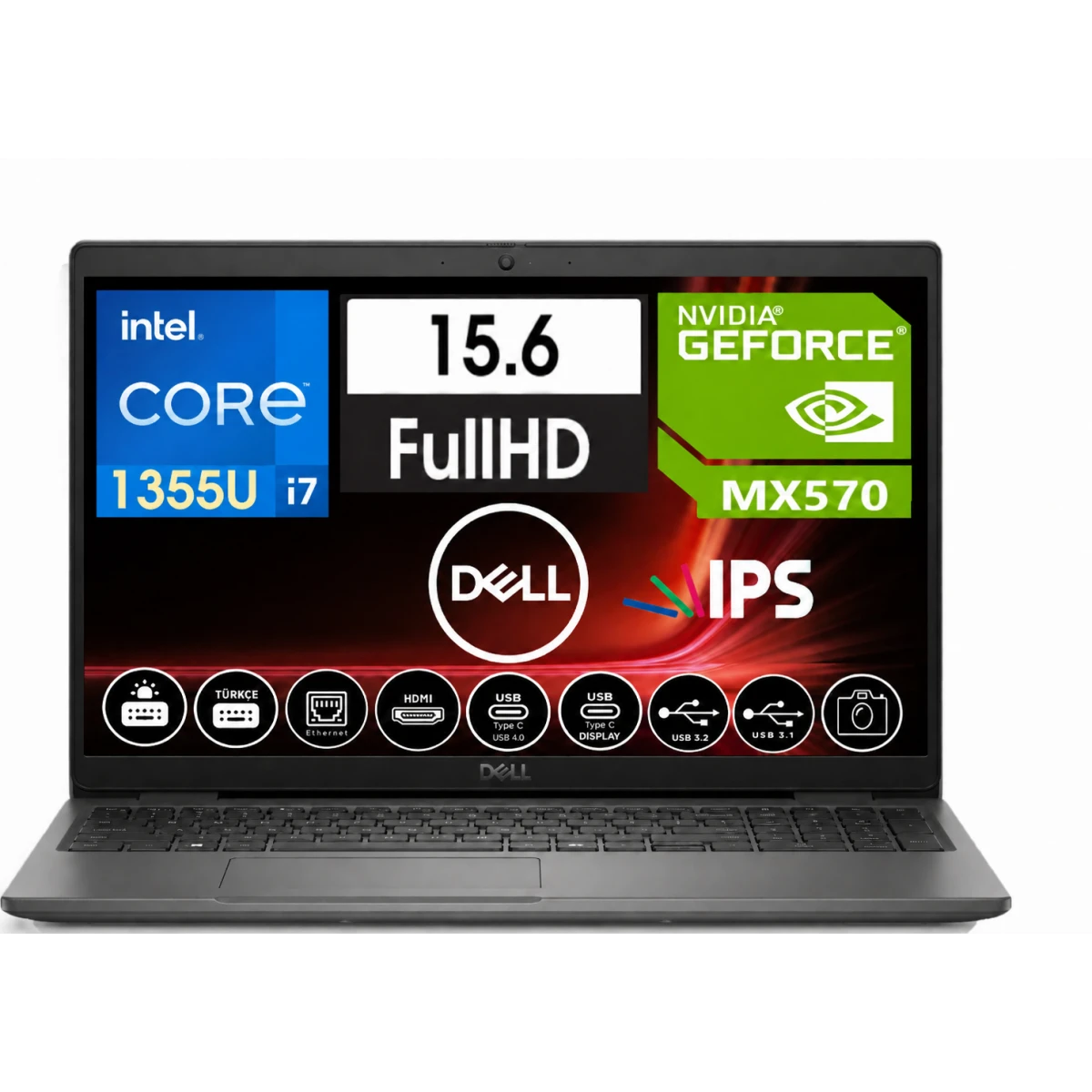 Dell Latitude 3550 15 (2024) Intel Core i7 13Gen 10-Core Essential Performance For Any Business w/ Nvidia 2GB Graphic Card - Grey
