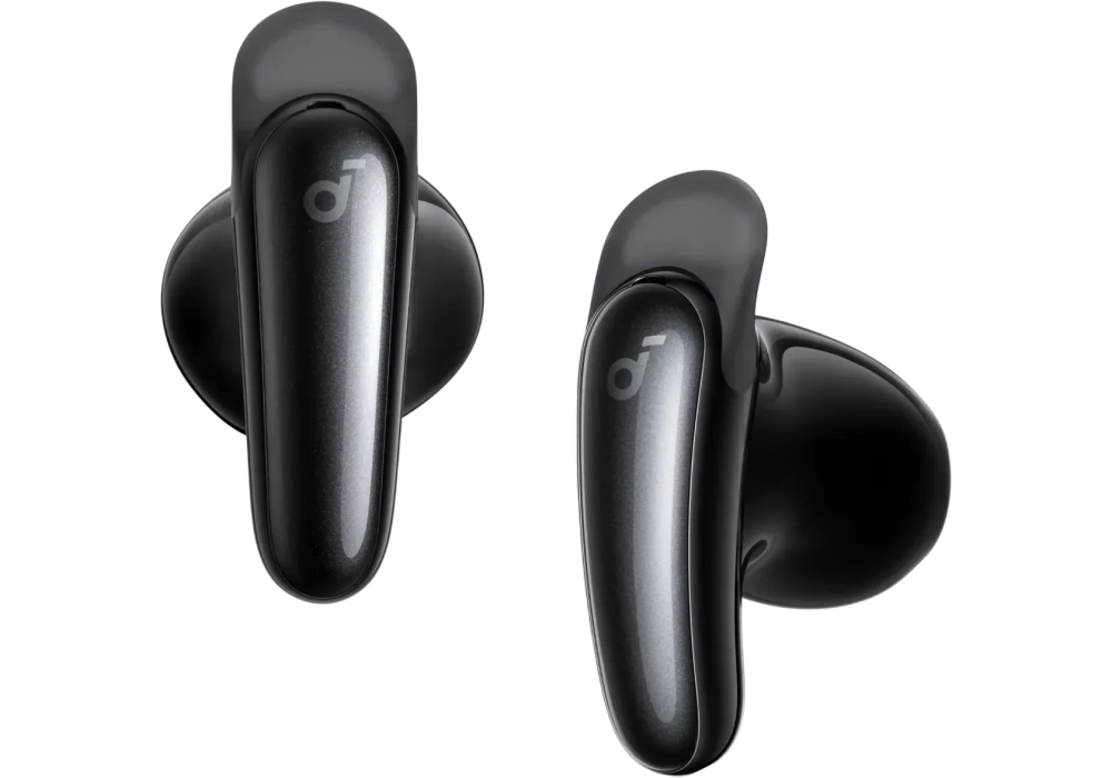 Anker Liberty Buds – Adaptive ANC, Semi‑In‑Ear Comfort with Secure Fins, Spatial Audio, AI Translation, 4‑Mic Clear Calls, 30H Battery Life, Black - 18 Month Warranty
