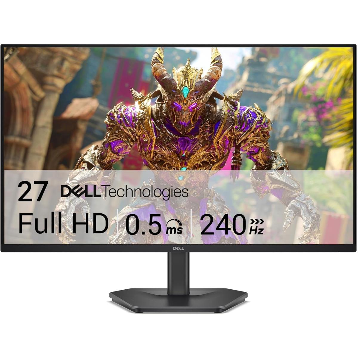 Dell SE2726HG 27" Full HD Fast-IPS 240Hz 0.5ms HDR Ready AI Vision AMD FreeSync™ Premium w/ 2xHDMI 2.0 & DisplayPort , Black