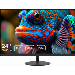 Dahua LM24-A200K 24” Full HD 100Hz Anti-Blue Light Eye-Protective Micro Bezel Design w/ HDMI & VGA Interface - Black