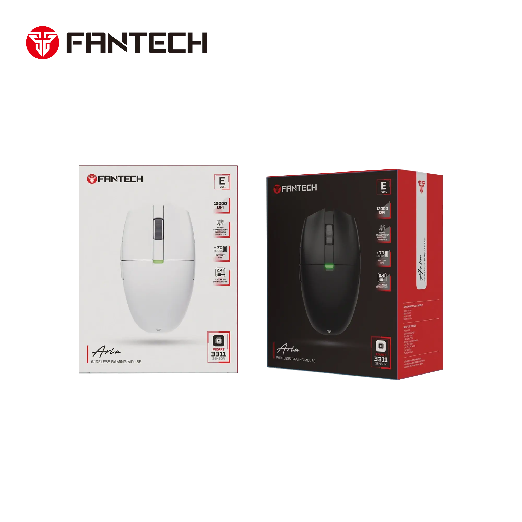 Fantech Aria wireless gaming mouse for computer setup