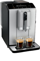 Bosch Vero Cafe Fully Automatic Espresso Machine, Water Tank 2Lit, 1400Watts, Silver / Black - TIE20301
