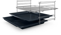 Bosch Built in Oven, 60*60Cm, Series 2, Full Safety, 66Lit, Red LED Display, Black - HBF512BB1T