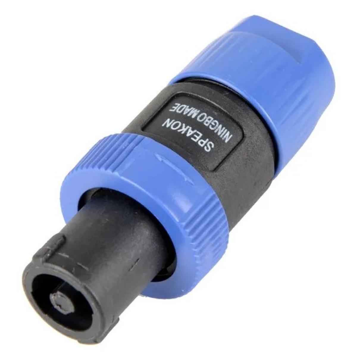 NL4FC Speakon Blue 4 Pin Male Plug Compatible with Audio Cable Connectors