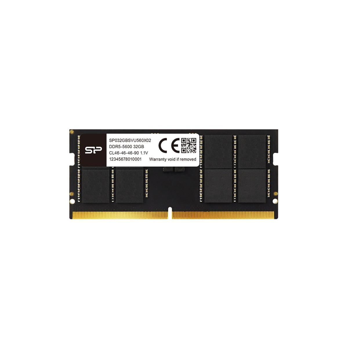 Silicon Power DDR5 5600MHz 32GB 1.1V CL46 Laptop Unbuffered SODIMM
