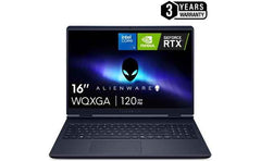 Dell Alienware 16 Aurora 16" IPS WQXGA (QHD+) (2560 x 1600) @120Hz 100% sRGB, Intel Core 9 Processor 270H, Nvidia RTX 5060 8GB GDDR7, 16GB DDR5 RAM, 1TB M.2 PCIe NVMe - (Interstellar Indigo) Gaming Laptop (3 Years Warranty)