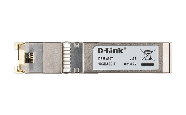 D Link Dem 410t Sfp+ 10gbase T Copper Transceiver