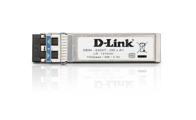 D-Link Dem 432xt Dd 10gbase Lr SFP+ Transceiver (with Ddm), cables