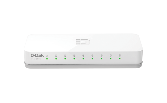 D Link Des 1008c 8 Port 10/100 Mbps Unmanaged Switch Eu Plug