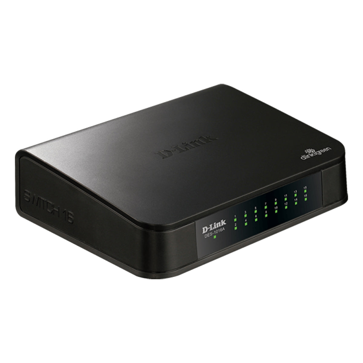 D-Link DES-1016A 16-port 10/100 Unmanaged Switch - UK plug