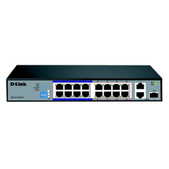 D-Link DES-F1016P-E 16-Port 10/100 Long Range PoE+ Surveillance Switch