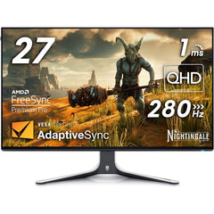 Dell Alienware Aw2723df 27" Fast Ips Nano 2k 280hz (oc) Hdr 600 1ms 100% Srgb 95% Dci P3 G Sync Compatible 2x Hdmi 1x Dp & Usb Hub - CompuMe