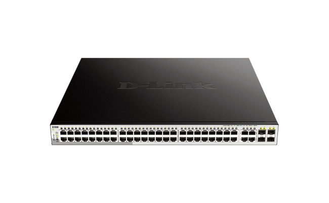D-Link Dgs 1210 52mp Gigabit Smart Managed PoE Switch 370w, network switch