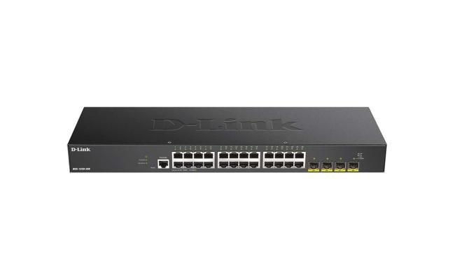D Link Dgs 1250 28x 28 Port Smart Managed Switch With 10 Gigabit Uplinks