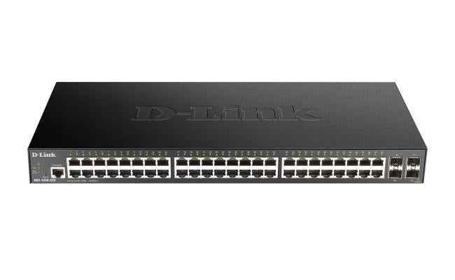D Link Dgs 1250 52xmp 48 Ports 10/100/1000mbps Poe+4 Ports 10g Sfp+ Smart Managed Switch