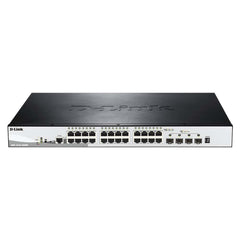 D-Link DGS-1510-28XMP Gigabit Stackable Smart Managed Switch with 10G Uplinks