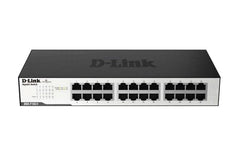 D Link Dgs F1024/b 24 Port 10/100/1000 Mbps Unmanaged Switch