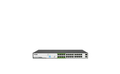 D-Link Dgs F1026P E 250 meter 24 Port 1000mbps PoE Switch with 2 SFP Ports with network switch