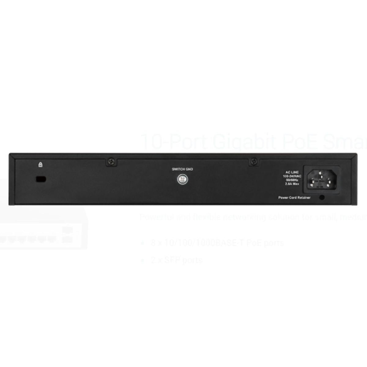 D-Link DGS-F1100-10PS-E/B 8 Port PoE Gigabit Smart Managed Switch D-Link DGS-F1100-10PS-E/B 8 Port PoE Gigabit Smart Managed Switch