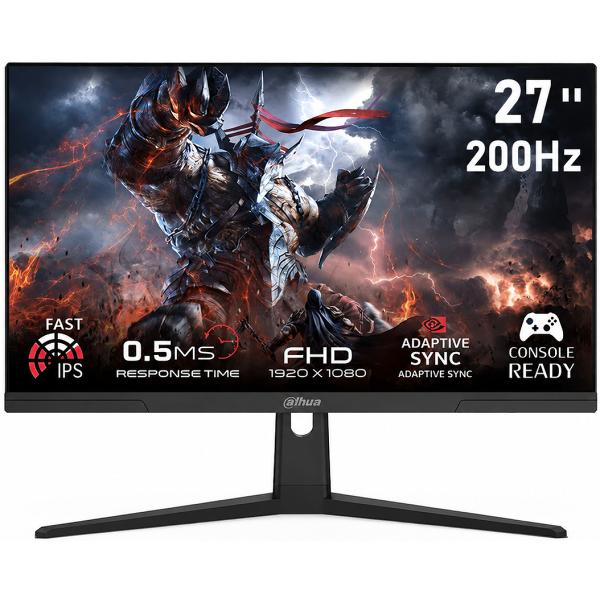 Dahua LM27-E231BN 27" FHD IPS Gaming Monitor - 200Hz, 0.5ms OD, HDR10, HDMI, DisplayPort - 1 Year Warranty