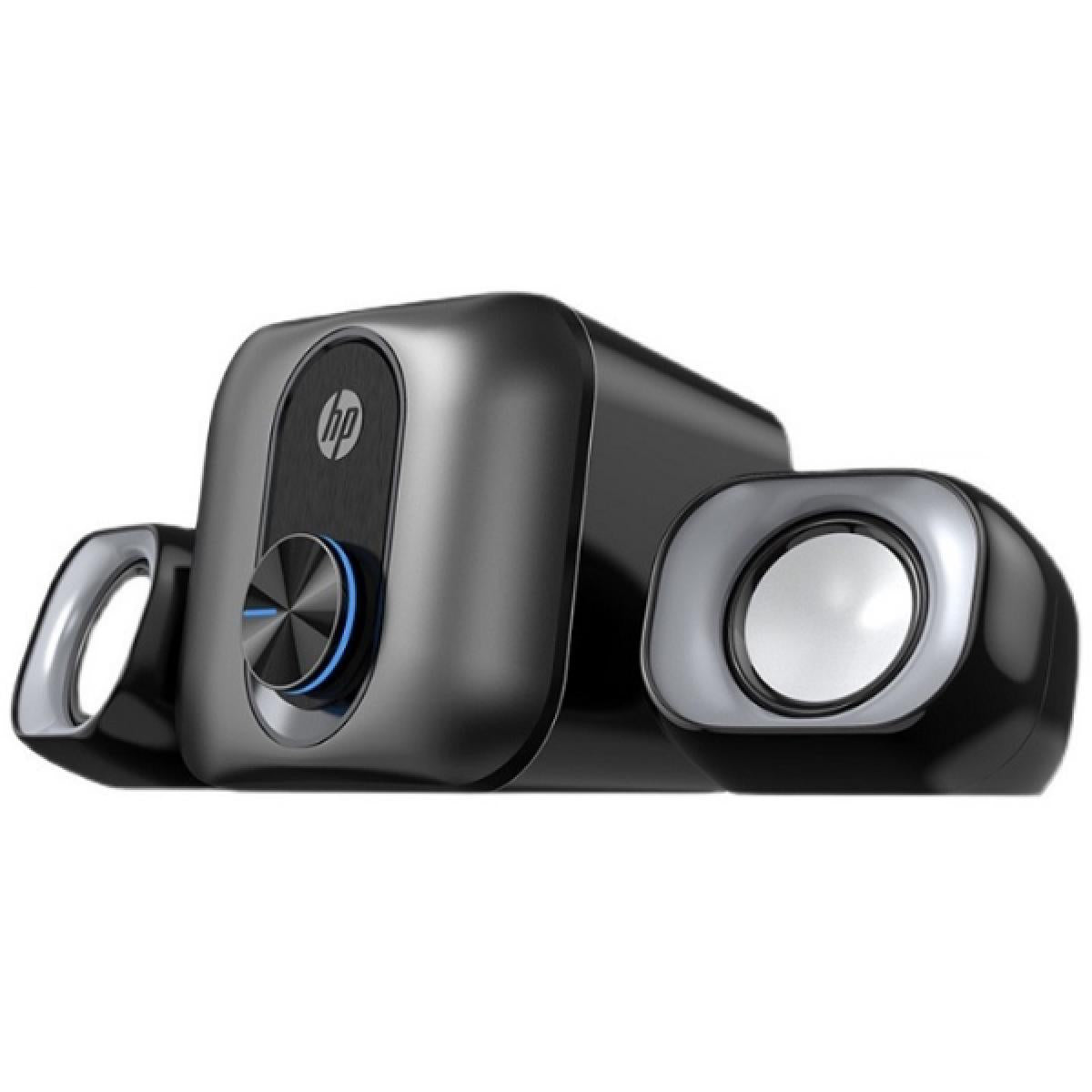 HP DHS-2111S Wired Mini Multimedia USB PC Speaker with 3.5mm