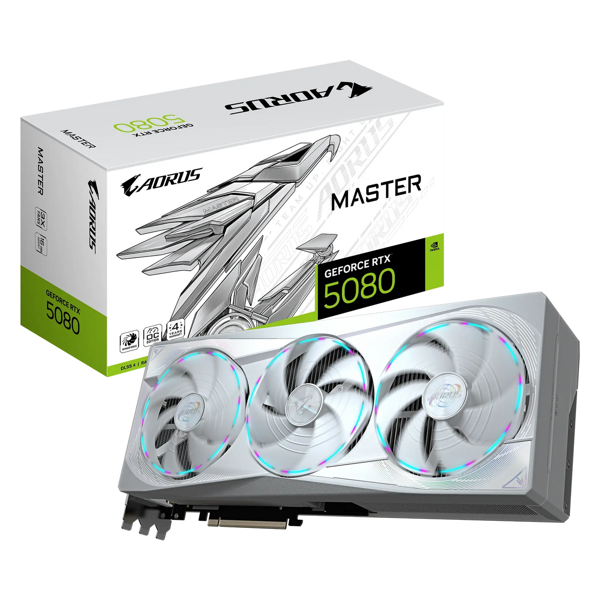 Gigabyte Aorus Geforce Rtx 5080 Master Ice 16g Gddr7 Graphics Card