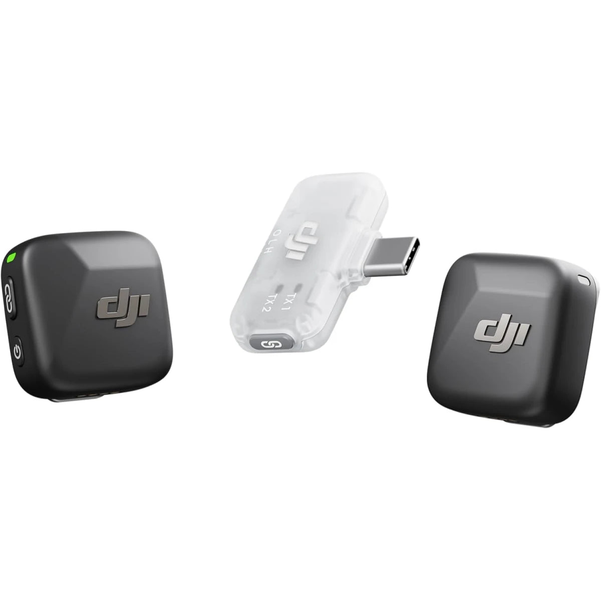 DJI Mic Mini (2 TX + 1 Mobile RX), Wireless Lavalier Microphone for iPhone 17/16/15 & Android/PC/Tablet, Plug-and-Play, 300m Transmission, Ultralight, Active Noise Cancelling, YouTube, Vlog, Streaming