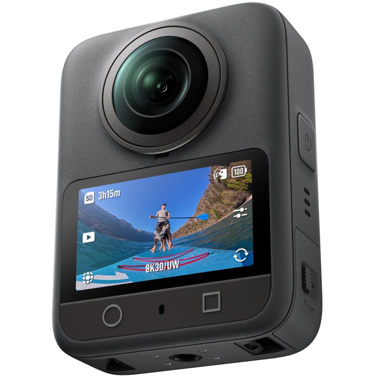 DJI Osmo 360 Adventure Combo Camera, Waterproof 8K 360° Action Camera with 1-Inch 360° Imaging, Extended Battery Life with 3 Batteries, Native 8K 360° Video, 105GB Built-in Storage, 360 Action Camera for Sports