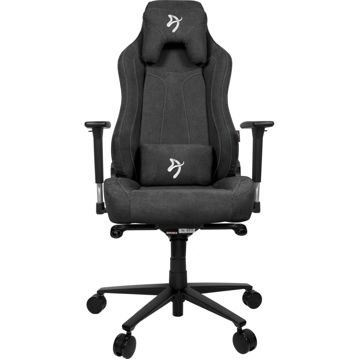 Arozzi Vernazza Soft Fabric Gaming Chair Multi-Dimensional Armrests Rocking & Lock-Tilt Function Adjustable Height & Backrest 3D Armrests - Dark Grey