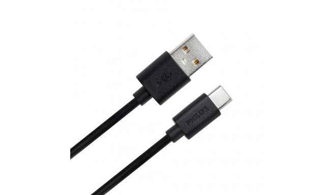 USB A to USB C Cable Philips Fast charging 1,2 m USB A to USB C Cable Philips Fast charging 1,2 m
