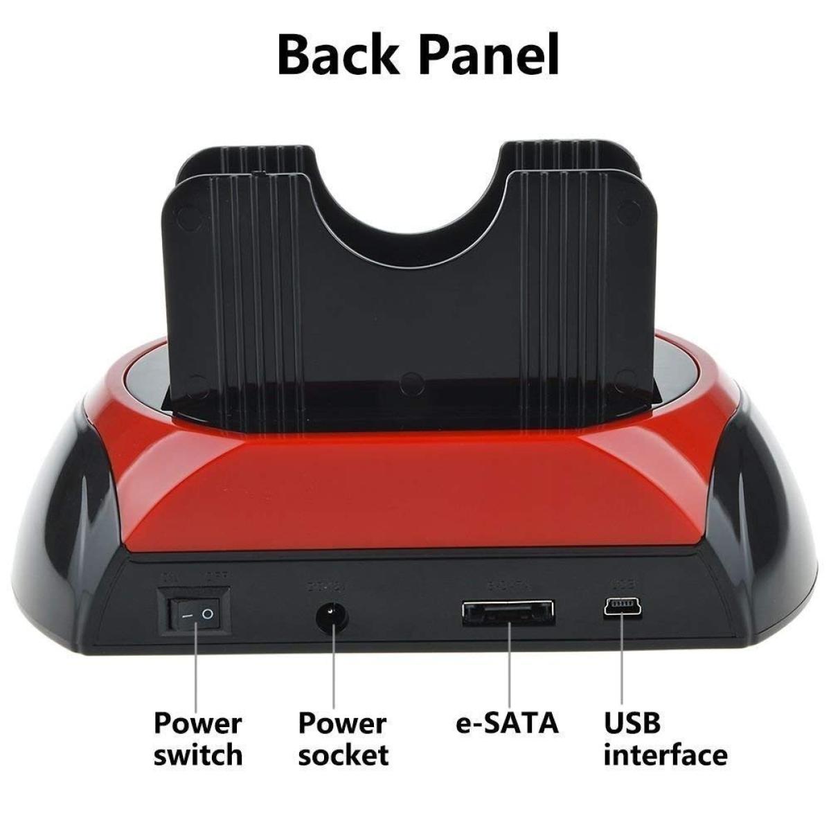 HAING HI-0575-U2H Multi-Functional USB 2.0 2.5\3.5 HDD Docking 480 BPS