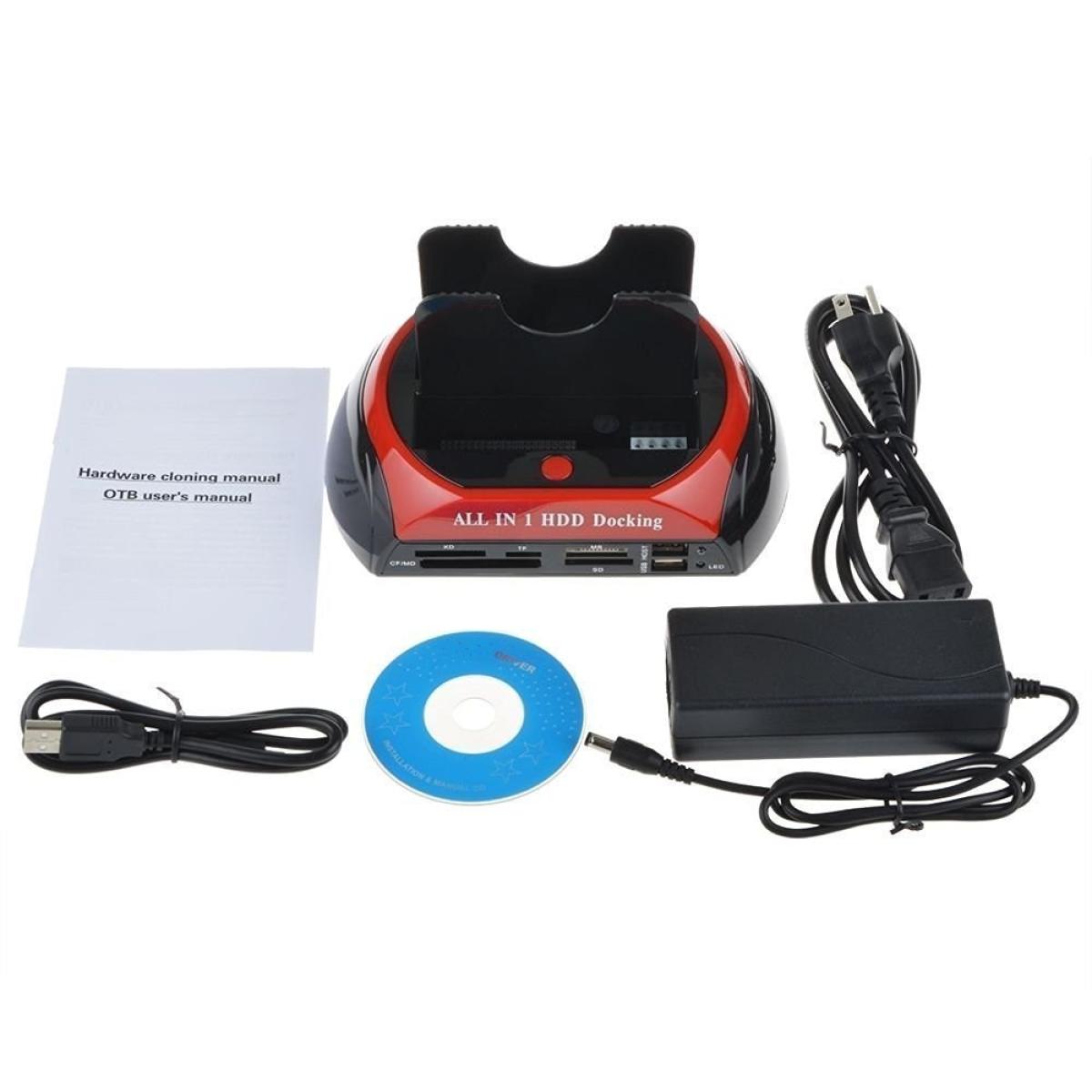 HAING HI-0575-U2H Multi-Functional USB 2.0 2.5\3.5 HDD Docking 480 BPS