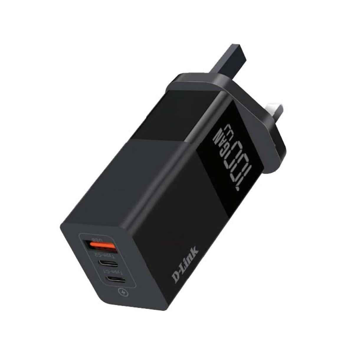 D-Link DPC-1003/B 100W Dual USB Wall Charger