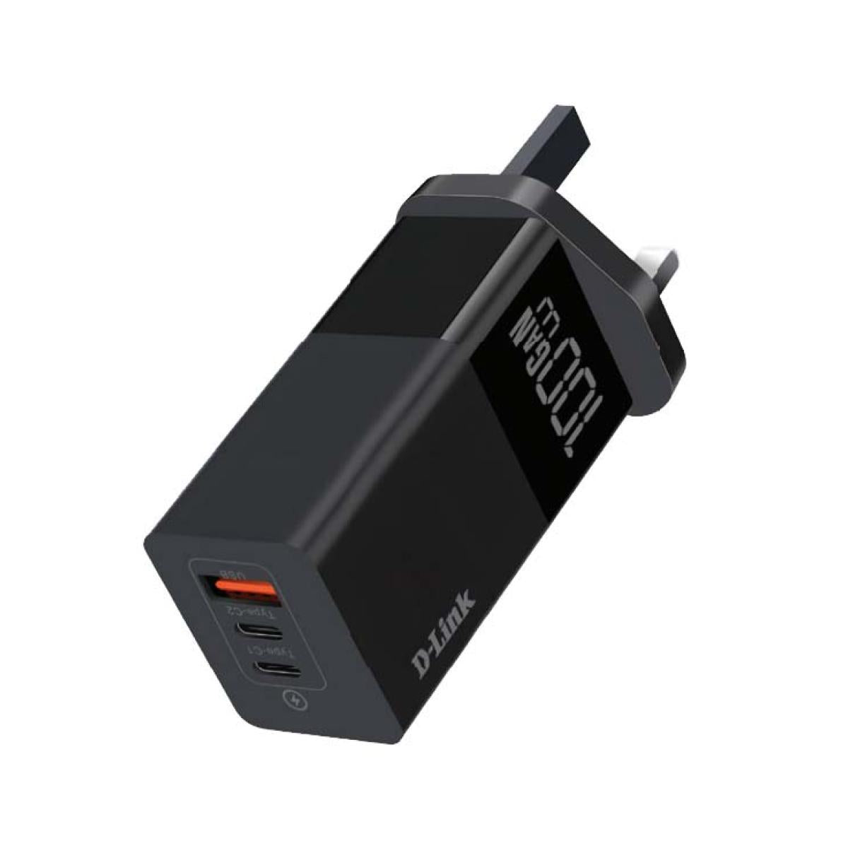 D-Link DPC-1003/B 100W Dual USB Wall Charger