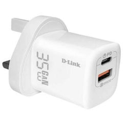 D-Link DPC-352/B 35W Dual USB Wall Charger MK Plug
