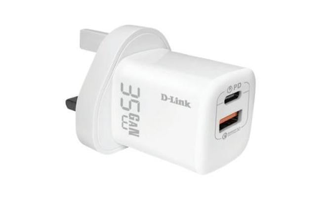 D-Link Dpc 352/b 35w Dual USB Wall Charger Mk Plug