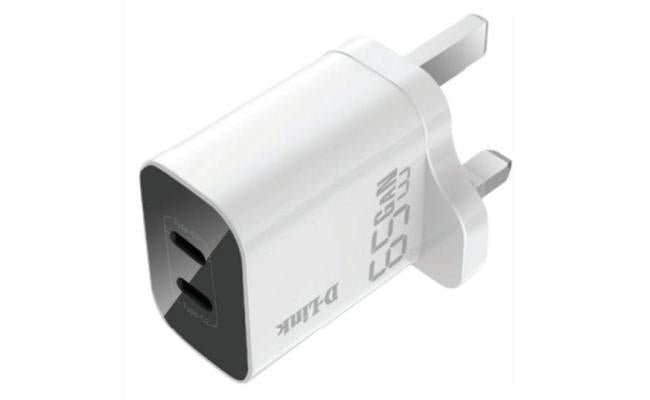 D Link Dpc 652/e 65w Dual Usb Wall Charger