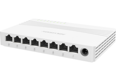 Hikvision DS-3E0508D-E 8 Port Gigabit Unmanaged Desktop Switch, 8 x 1000 Mbps Ethernet Ports, 16 Gbps Switching Capacity, 11.904 Mpps Packet Forwarding Rate, ABS Shell, White