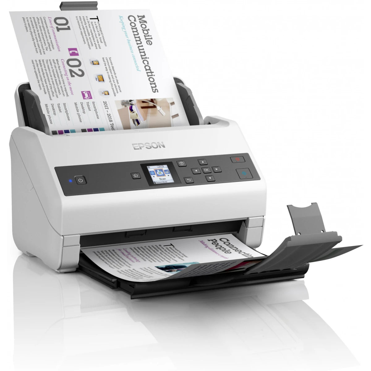 Epson DS-870 Color Duplex Document Scanner w/ ADF up to 65 ppm USB