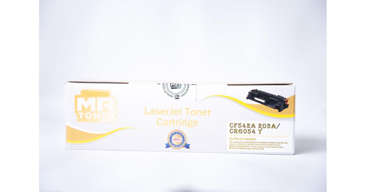 Toner Cartridge HP Color LaserJet Pro M254 MFP M280 -Canon i-SENSYS LBP621/MF641- Yellow - CompuMe