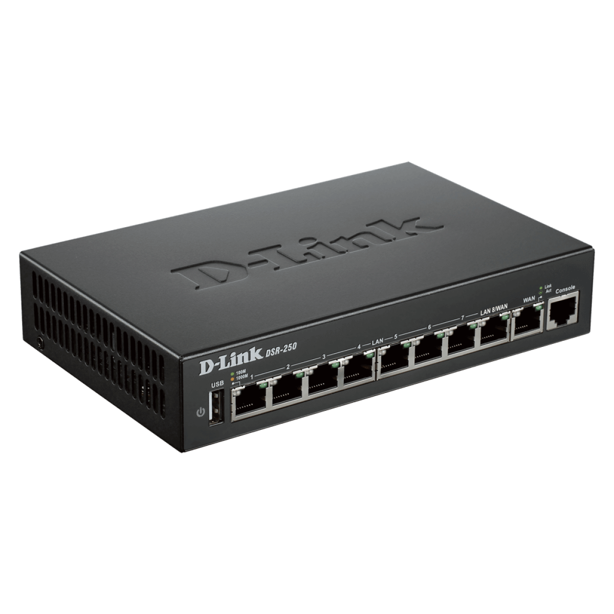 D-Link DSR-250 8-Port Gigabit VPN Router