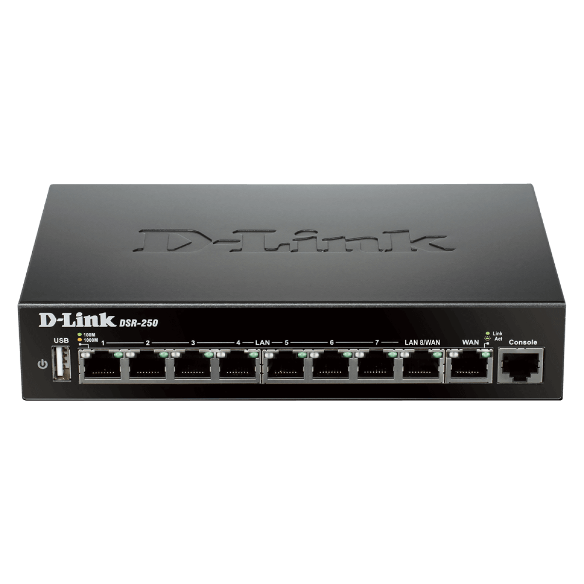 D-Link DSR-250 8-Port Gigabit VPN Router