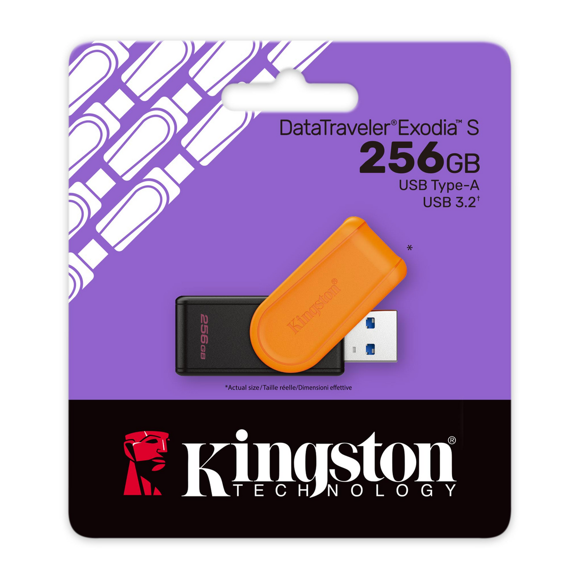 Kingston DataTraveler Exodia S USB Flash Drive Entry-level USB 3.2 Gen 1 - 256GB