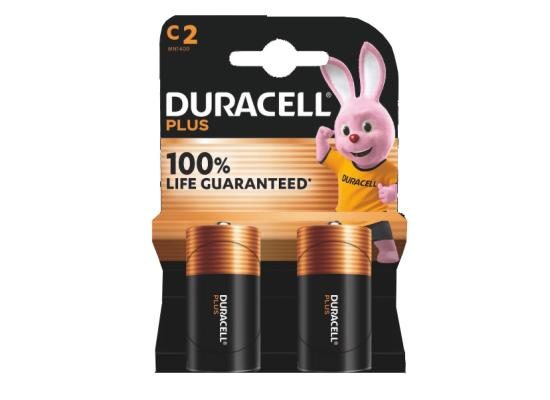 Duracell Plus D Alkaline Batteries x2