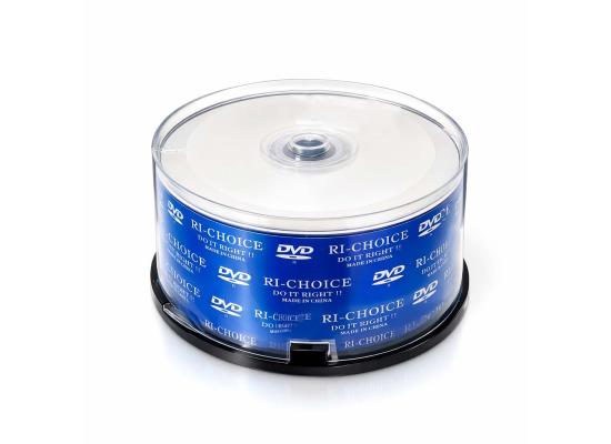 Ri-choice DVD 4.7GB Printable Box -50 Pcs