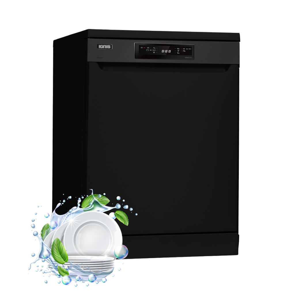 DWT1510NB Agnes Dishwasher, 10 Programs, Black, 15 Place Settings